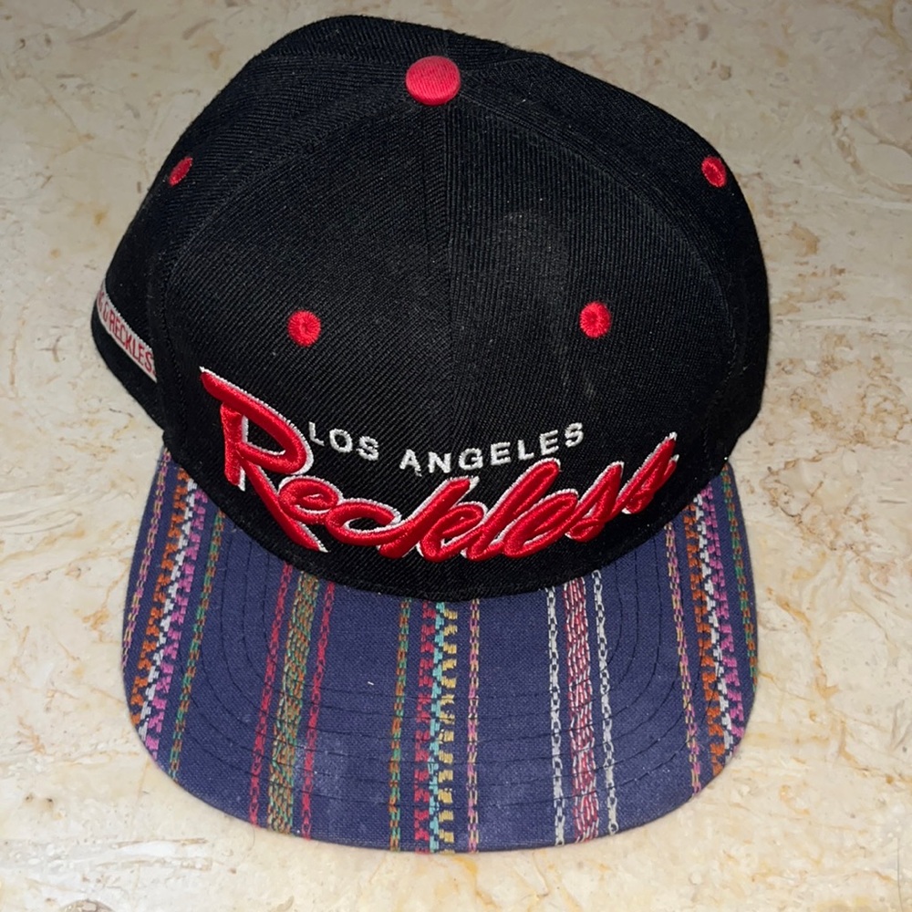 Los Angeles Young & Reckless Navajo Print Brim Snapback Hat